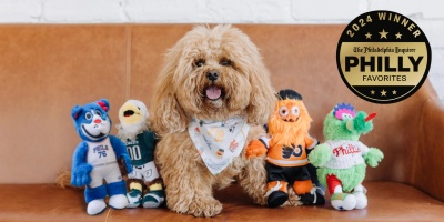 ハグオーワー　jungle dogs プリント　リバティブラウス Dollar Dog Reversible Bandana